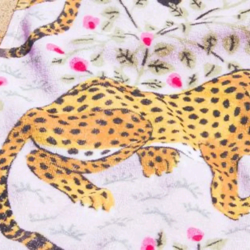 NWT Printfresh Bagheera Pink Beach Towel